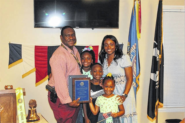 127533343_web1_capture-20210831-095357
Officer Rhashad Murray, his children Ila Raegan, Ian Rashad, Reign, and wife Dr. Ashley Murray (recently named the Principal for Forest Acres elem. school). Officer Murray was recently named the American Legion Post 52 Community Service Award recipient for 2021. While a member of the Easley Police Department he volunteered for the Pink Car Cancer Project and Coffee with a Cop. In his free time he helped his church with feeding the community, volunteered to help build a Habitat for Humanity home, works annually with the Junior Leadership of Pickens County as a mentor and board member, donated time to Predestined Teen Outreach in Pickens County, and coached Little League baseball. Congratulations and thank you to Officer Murray for his time and unselfish deeds for the Easley community.
Submitted