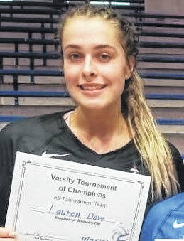 127946929_web1_thumbnail_LadyBlueFlameLaurenDowPlayerOfYear2021
Pickens High Schools Lauren Dow has been named the 4A State Volleyball Player of the Year.
Courtesy photo