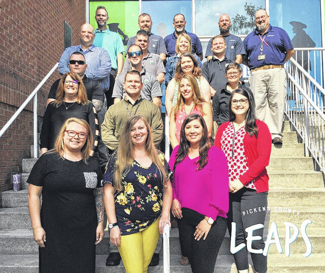 128776423_web1_PCleaps
Graduates included Kendyl Black, Tommy Blankenship, Jeremy Crum, Michael Dunaway, Shannon Ellenburg, Daniel Farmer, Samantha Greer, Angela Hayes, Brenda Horne, Amanda Howard, Aubrey Kelly, Victoria Knight, Jordan Lee, Brandon Looper, Tim Owen, Lauren Pilgrim, Teann Pilgrim, Austen Richey, Jimmy Scruggs and Bobby Woods.
Courtesy photo