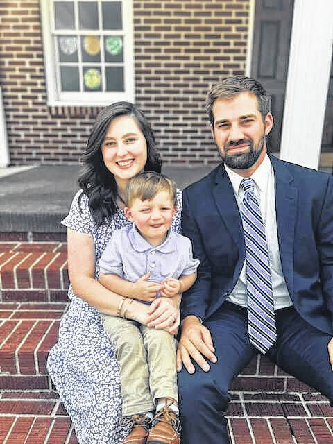 130852605_web1_Braxton-Sheriff-family-picture
Easley High School cross country coach Braxton Sheriff with his family (his wife Laura and son Parker). Braxton is also training to run his first-ever marathon.
Photo submitted