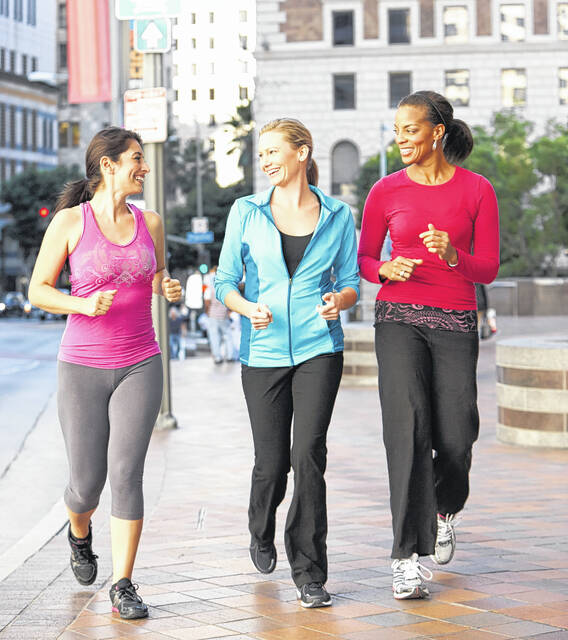 A good rule of thumb for adults is at least 150 minutes a week of moderate-intensity activity, or 75 minutes a week of vigorous-intensity activity.
                                 Courtesy photo