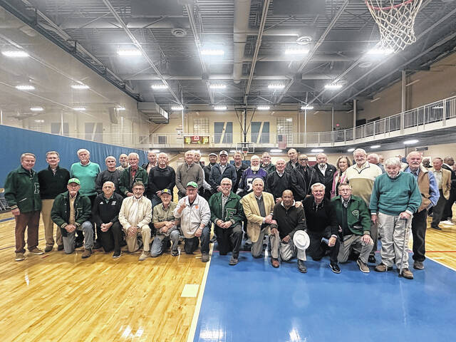 Pictured are all of the former Easley High School football players from the Larry Bagwell era of 1967-72.
                                 Jeff Holt | The Easley Progress