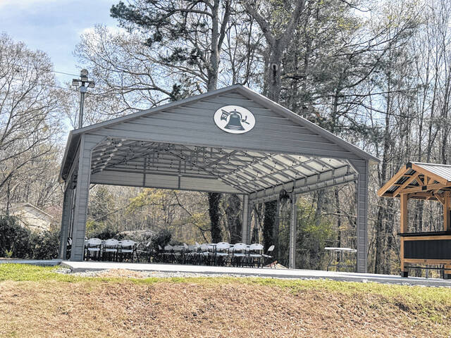 The pavilion at The Bel Short Course
                                 Jeff Holt / The Easley Progress